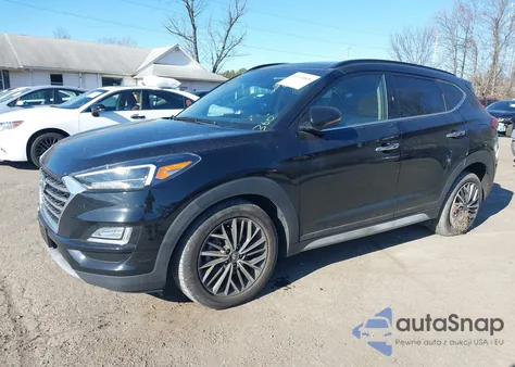 2021 Hyundai Tucson Ultimate z USA, uszkodzony, nr VIN KM8J3CAL1MU314711
